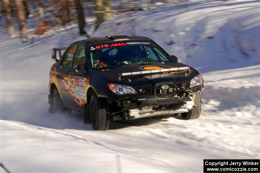 Sam Jacques / Kyle Cooper Subaru Impreza on SS13, Sage Creek-Vondette.