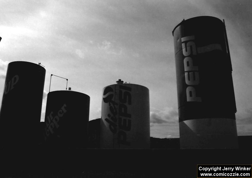 Pop can silos in Utah.