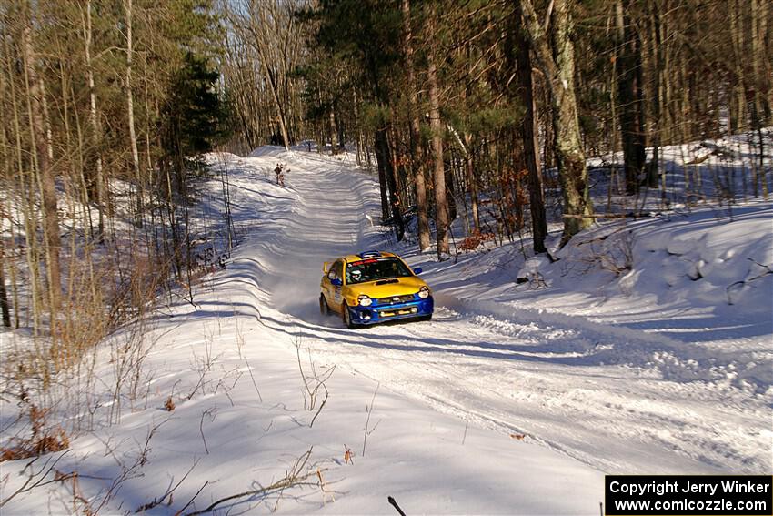 Tom Mayer / Dillon McKenna Subaru WRX on SS13, Sage Creek-Vondette.