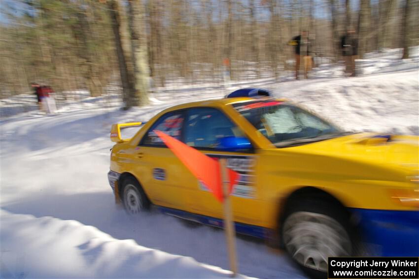 Tom Mayer / Dillon McKenna Subaru WRX on SS13, Sage Creek-Vondette.