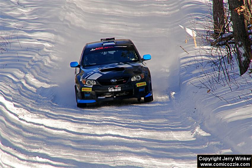 Nick Woodman / Ryan Scott Subaru Impreza WRX STi on SS13, Sage Creek-Vondette.