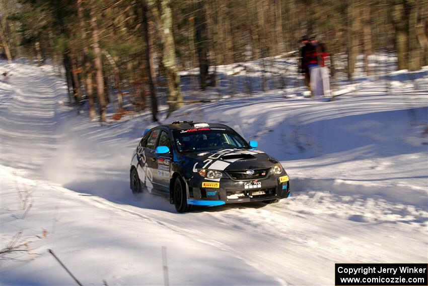 Nick Woodman / Ryan Scott Subaru Impreza WRX STi on SS13, Sage Creek-Vondette.