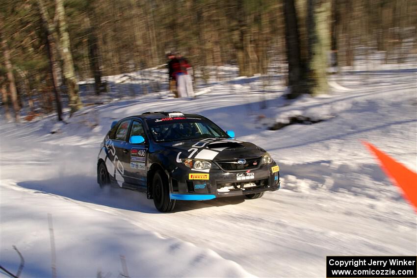 Nick Woodman / Ryan Scott Subaru Impreza WRX STi on SS13, Sage Creek-Vondette.