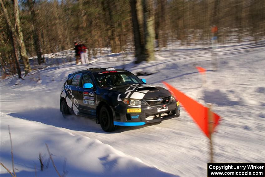 Nick Woodman / Ryan Scott Subaru Impreza WRX STi on SS13, Sage Creek-Vondette.