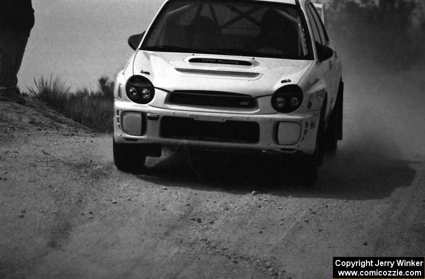 Doug Havir / Scott Putnam Subaru WRX STi on the practice stage