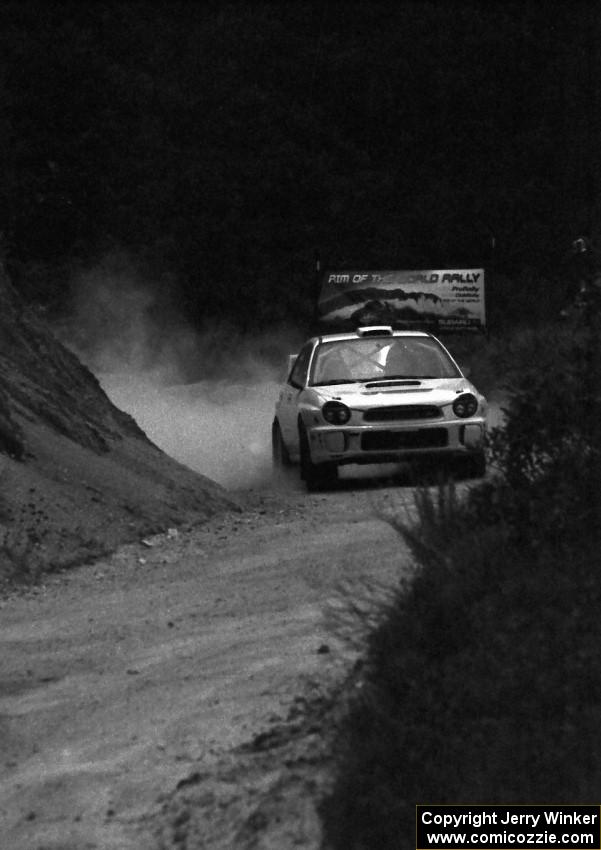 Doug Havir / Scott Putnam Subaru WRX STi on the practice stage