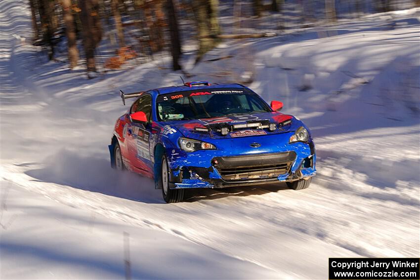 Santiago Iglesias / R.J. Kassel Subaru BRZ on SS13, Sage Creek-Vondette.