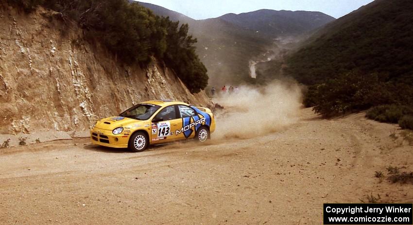 Chris Whiteman / Mike Paulin Dodge Neon SXT on the practice stage