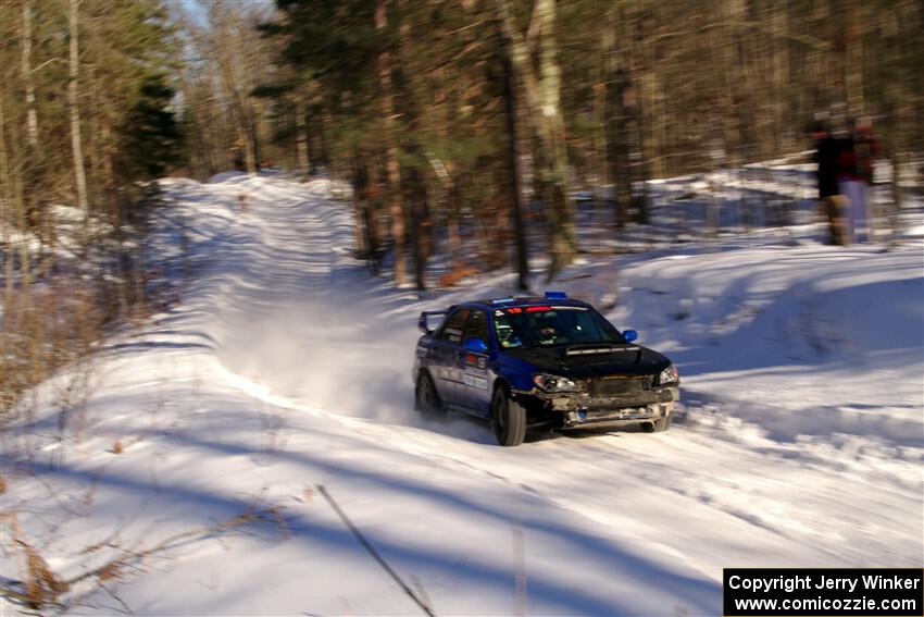 Evan Mosley / Brandon Opperthauser Subaru WRX on SS13, Sage Creek-Vondette.