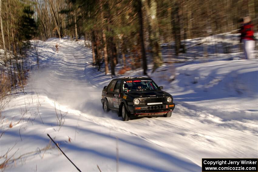 Andy Cowan / John Vinti VW Jetta VR6 on SS13, Sage Creek-Vondette.