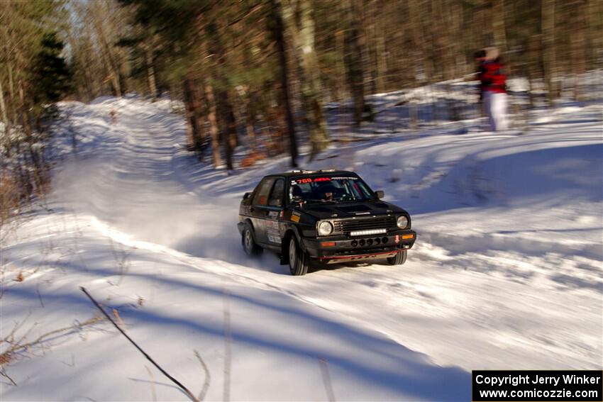 Andy Cowan / John Vinti VW Jetta VR6 on SS13, Sage Creek-Vondette.