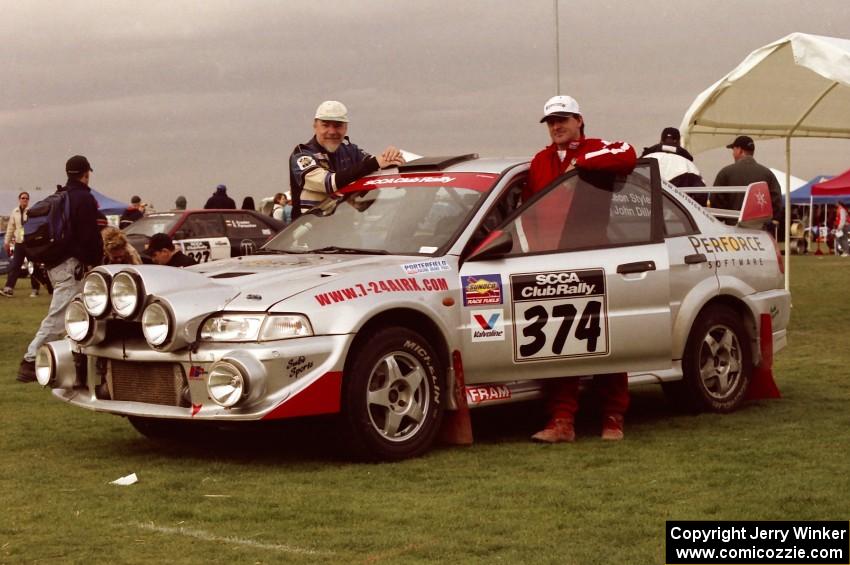 Leon Styles / John Dillon Mitsubishi Lancer Evo 6 at Parc Expose