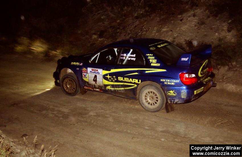 Mark Lovell / Steve Turvey Subaru WRX STi on SS3