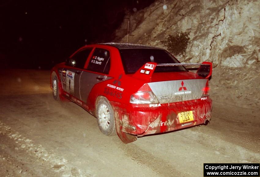 David Higgins / Daniel Barritt Mitsubishi Lancer Evo 8 on SS3