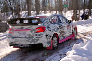 Brad Hayosh / Neil Moser Subaru WRX STi on SS13, Sage Creek-Vondette.