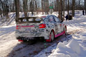 Brad Hayosh / Neil Moser Subaru WRX STi on SS13, Sage Creek-Vondette.