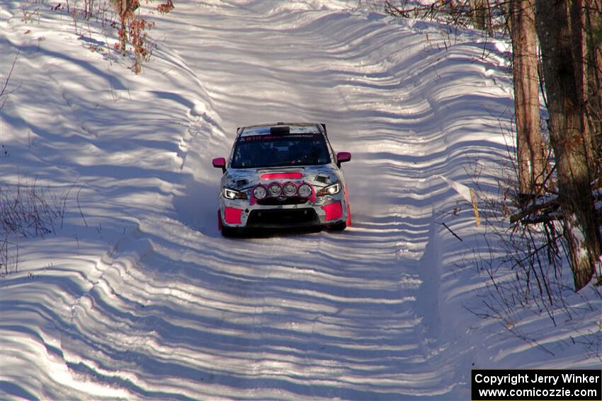 Brad Hayosh / Neil Moser Subaru WRX STi on SS13, Sage Creek-Vondette.