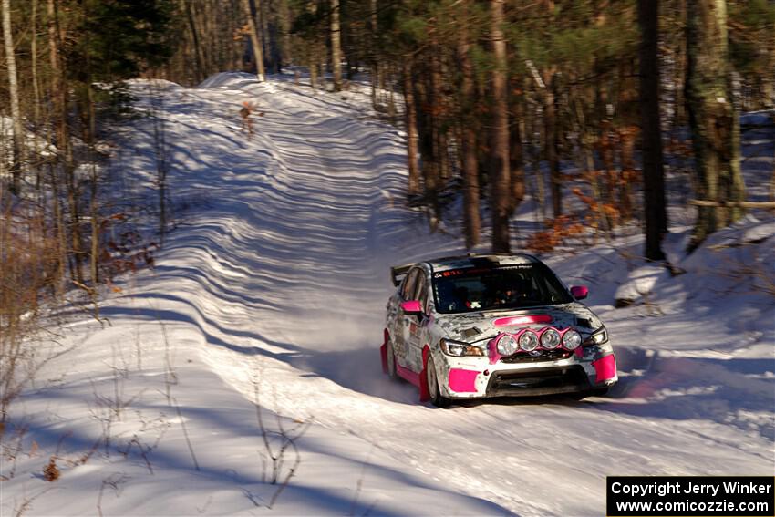 Brad Hayosh / Neil Moser Subaru WRX STi on SS13, Sage Creek-Vondette.
