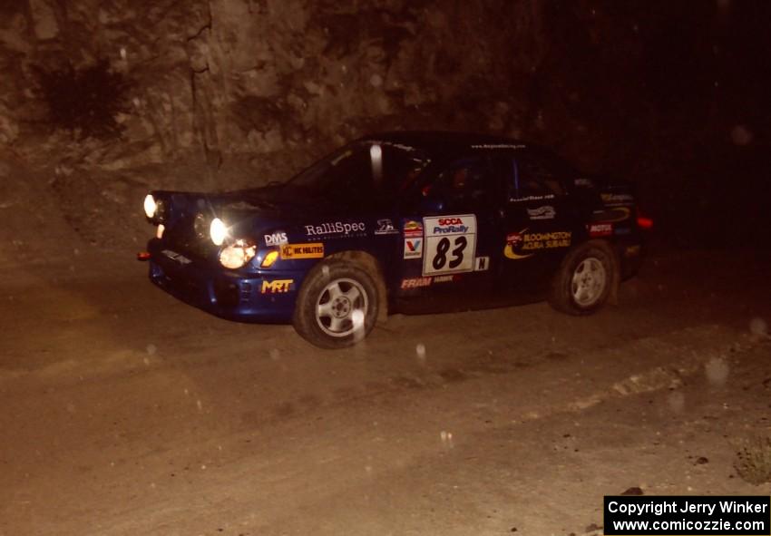 Mark Utecht / Jeff Secor Subaru WRX on SS3