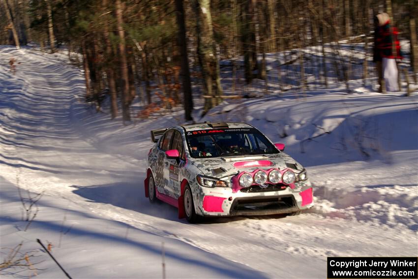 Brad Hayosh / Neil Moser Subaru WRX STi on SS13, Sage Creek-Vondette.