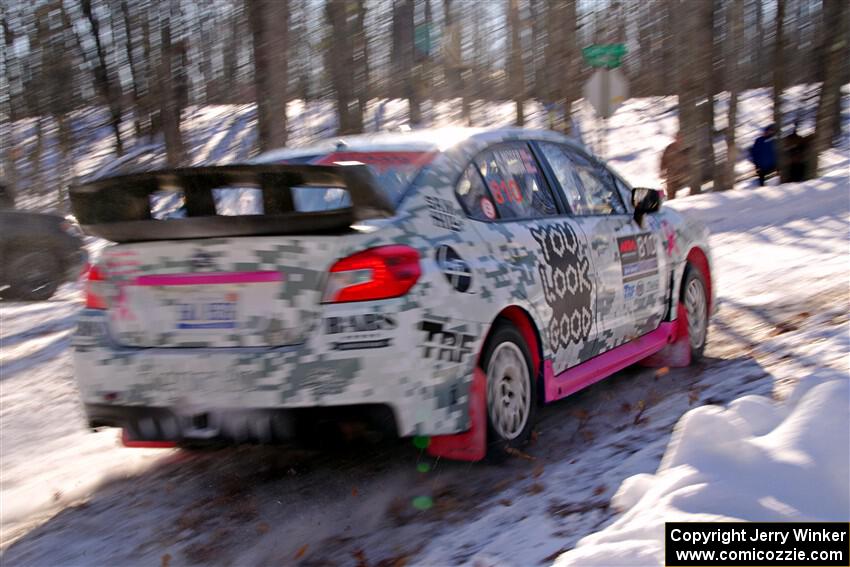 Brad Hayosh / Neil Moser Subaru WRX STi on SS13, Sage Creek-Vondette.
