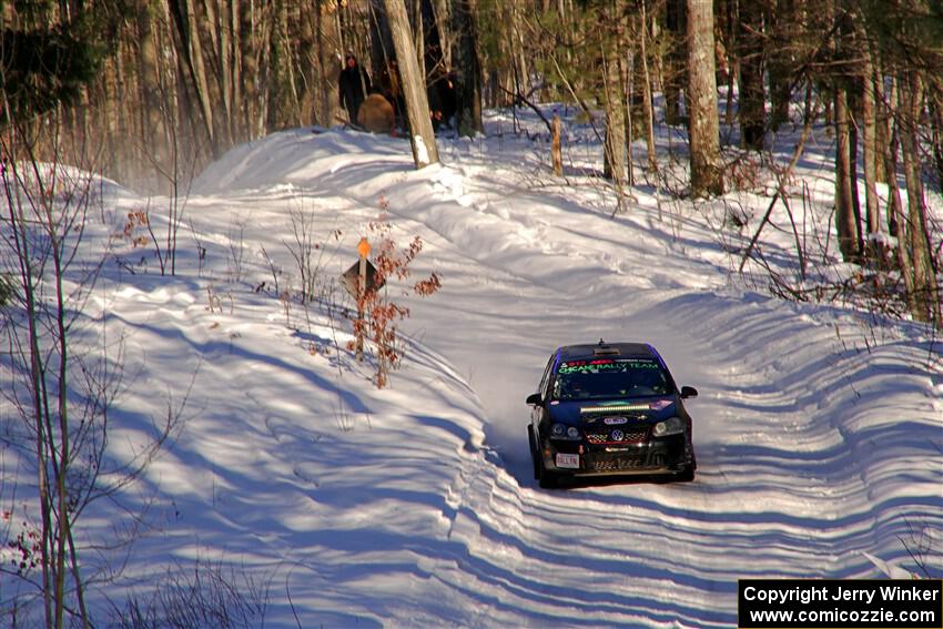 Scott James / Michelle Donovan VW GTI on SS13, Sage Creek-Vondette.