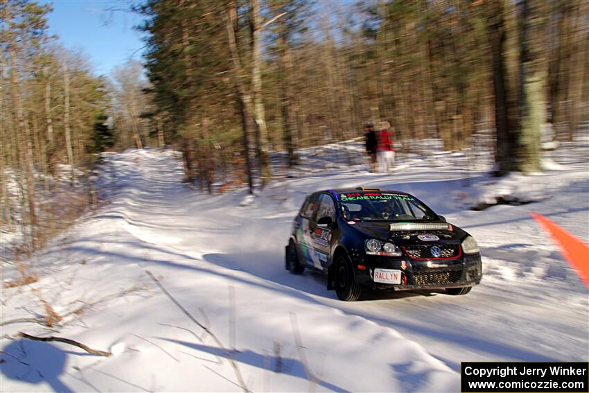 Scott James / Michelle Donovan VW GTI on SS13, Sage Creek-Vondette.