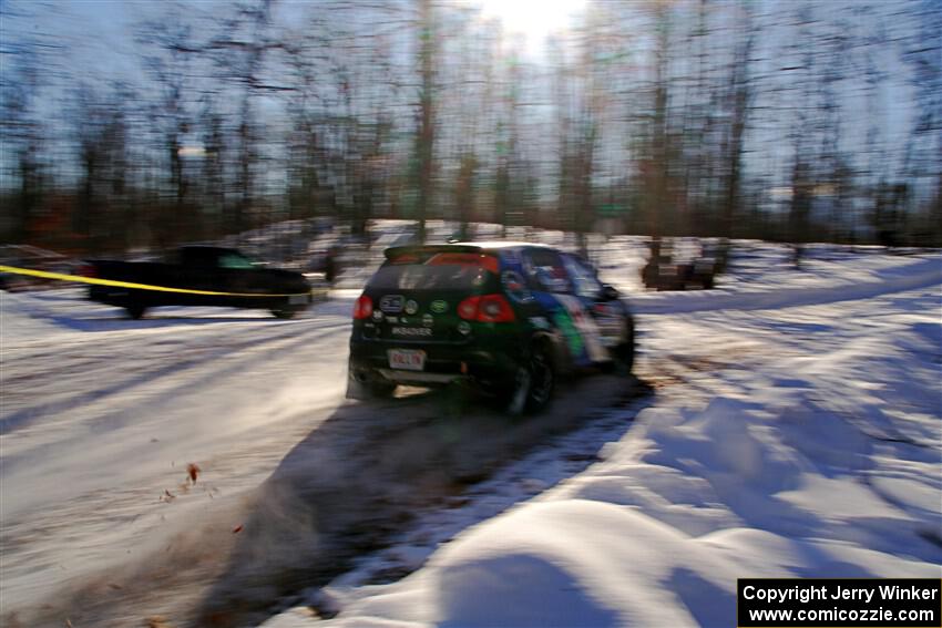 Scott James / Michelle Donovan VW GTI on SS13, Sage Creek-Vondette.
