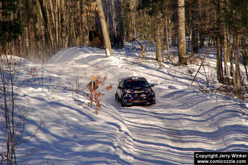 Mike Carr / Jeremy Agostino Subaru WRX STi on SS13, Sage Creek-Vondette.