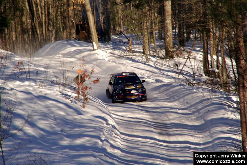 Mike Carr / Jeremy Agostino Subaru WRX STi on SS13, Sage Creek-Vondette.