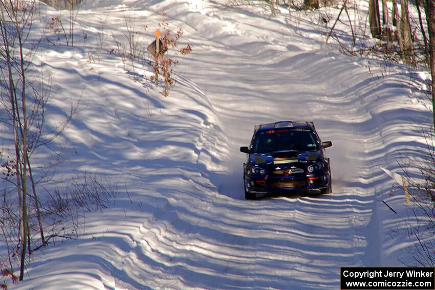 Mike Carr / Jeremy Agostino Subaru WRX STi on SS13, Sage Creek-Vondette.