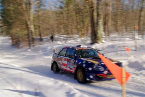 Mike Carr / Jeremy Agostino Subaru WRX STi on SS13, Sage Creek-Vondette.
