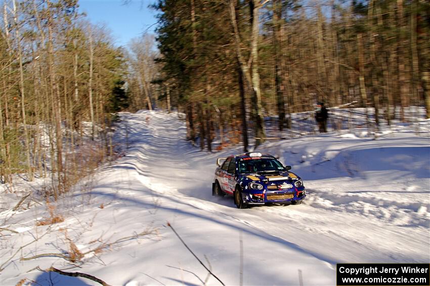 Mike Carr / Jeremy Agostino Subaru WRX STi on SS13, Sage Creek-Vondette.