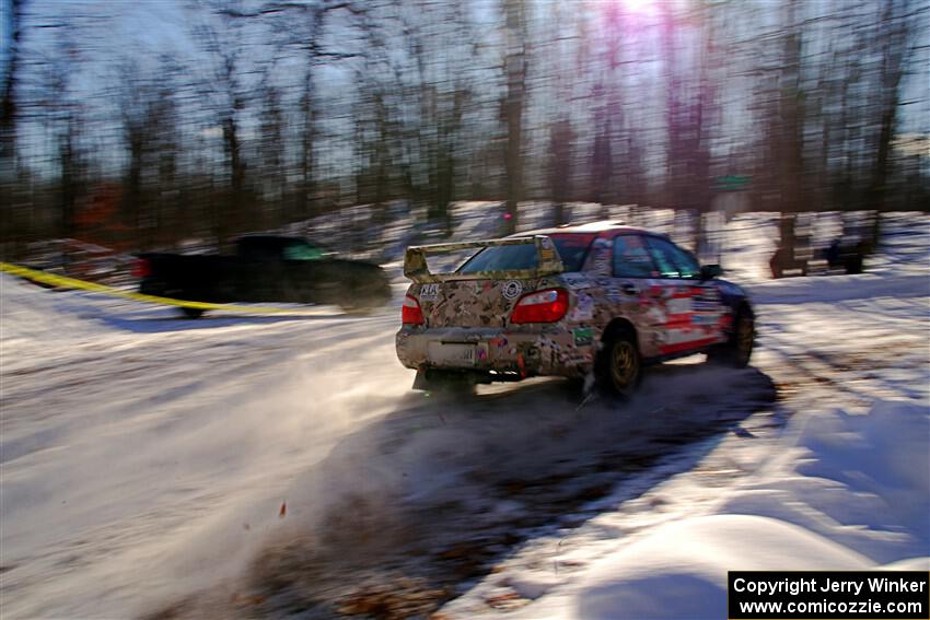 Mike Carr / Jeremy Agostino Subaru WRX STi on SS13, Sage Creek-Vondette.