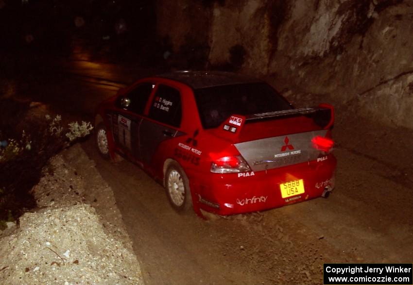 David Higgins / Daniel Barritt Mitsubishi Lancer Evo 8 on SS6