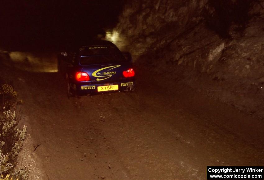 Mark Lovell / Steve Turvey Subaru WRX STi on SS6