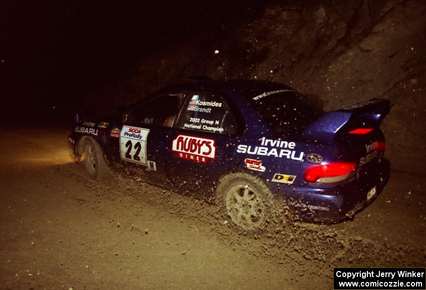 Ralph Kosmides	 / Jimmy Brandt Subaru WRX on SS6