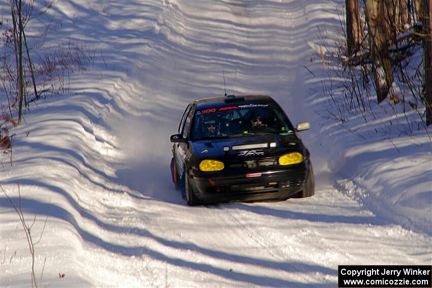 Chase Blakely / Mike Callaway VW GTI GLX on SS13, Sage Creek-Vondette.