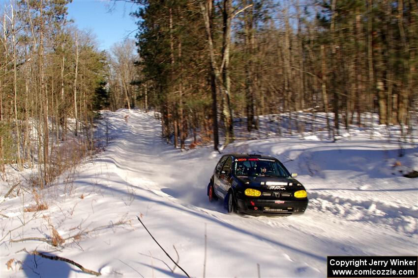 Chase Blakely / Mike Callaway VW GTI GLX on SS13, Sage Creek-Vondette.