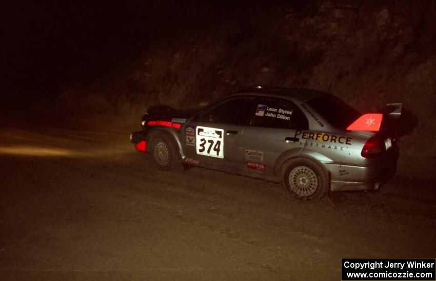 Leon Styles / John Dillon Mitsubishi Lancer Evo 6 on SS6