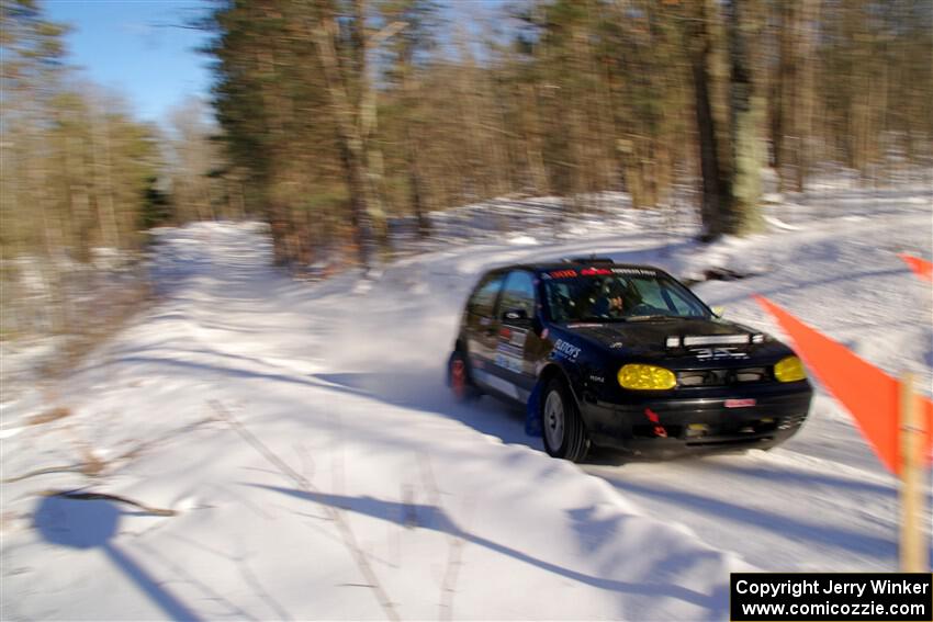 Chase Blakely / Mike Callaway VW GTI GLX on SS13, Sage Creek-Vondette.