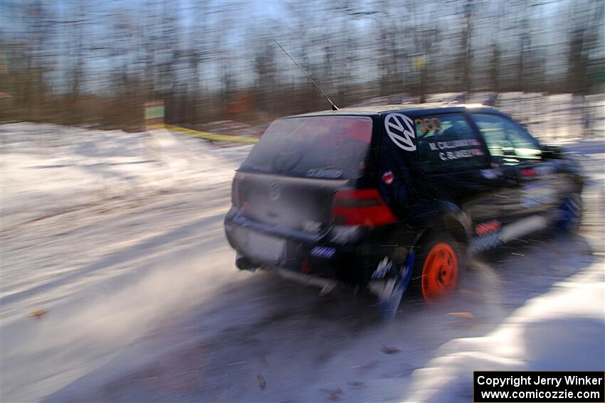 Chase Blakely / Mike Callaway VW GTI GLX on SS13, Sage Creek-Vondette.