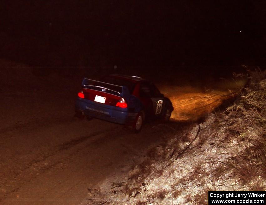 George Plsek / Jeff Burmeister Mitsubishi Lancer Evo 6 on SS6