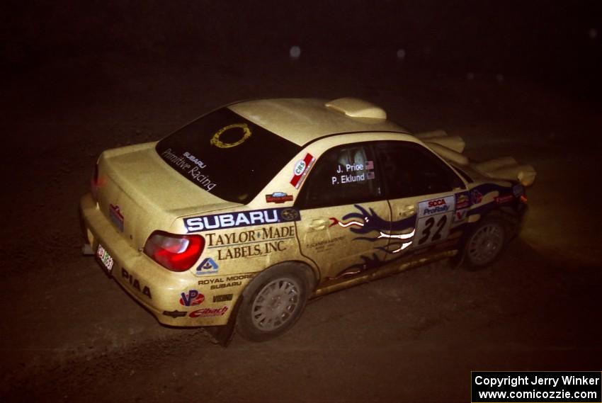 Paul Eklund / Jeff Price Subaru WRX on SS6