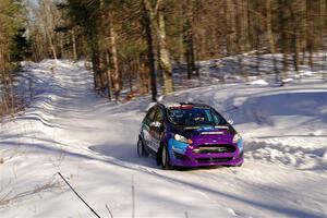 Imogen Thompson / Steve Harrell Ford Fiesta on SS13, Sage Creek-Vondette.
