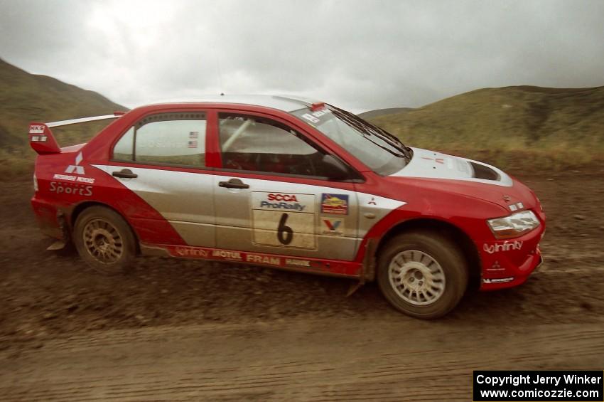 Lauchlin O'Sullivan / Christian Edstrom Mitsubishi Lancer Evo 8 on Del Sur 1