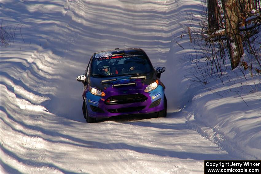 Imogen Thompson / Steve Harrell Ford Fiesta on SS13, Sage Creek-Vondette.