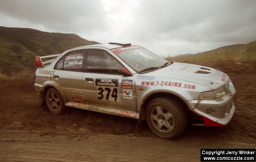 Leon Styles / John Dillon Mitsubishi Lancer Evo 6 on Del Sur 1