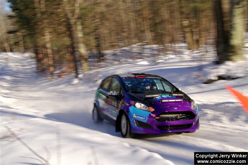 Imogen Thompson / Steve Harrell Ford Fiesta on SS13, Sage Creek-Vondette.