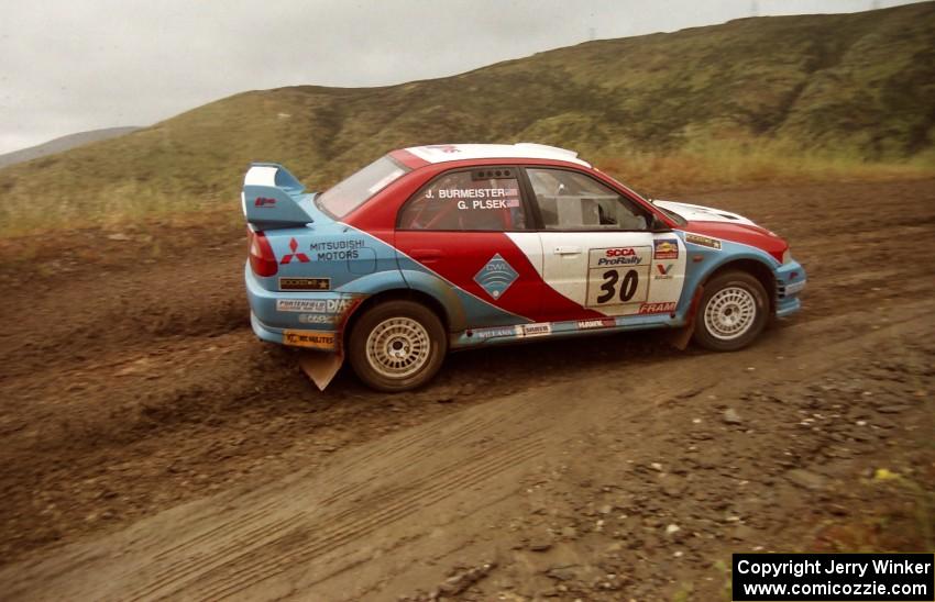 George Plsek / Jeff Burmeister Mitsubishi Lancer Evo 6 on Del Sur 1